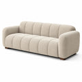3-Sitzer Sofa Bouclé Beige 220 cm