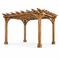 Holz Gartenpergola Zedernholz 300x300x250cm