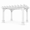 Weiße Vinyl Pergola 300x300x220 cm